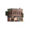 Corner Emporium - Built-&-Ready(R) Landmark Structures(R) -- Assembled - 2-5/16 x 1-1/2′ 5.86 x , N, Woodland Scenics 4923