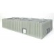 Concrete Grocery Warehouse -- Kit - 12 x 6-3/4 x 3-3/16′ 30.4 x 17.1 x 8cm, N, Walthers Cornerstone 3864