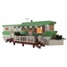 Grillin` & Chillin` Trailer with Lights - Built-&-Ready(R) Landmark Structure( -- Assembled - 3-3, N, Woodland Scenics 4950