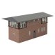 Brick Signal Box (Interlocking Tower) -- Kit - 6-1/2 x 3-1/4 x 3-1/8′ 16.5 x 8.3 x 8cm, HO, Faller Gmbh 191824