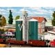 Double Silo w/Elevator -- Kit - 5-7/8 x 5-1/8 x 7-7/8′ 15 x 13 x 20cm, HO, Faller Gmbh 120260