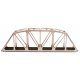 18′ Through-Truss Bridge - Kit -- Code 83 Track (black), HO, Atlas Model Railroad Co. 593
