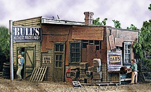 Bull`s Salvage -- Kit - 5 x 7` 12.7 x 12.7cm, HO, Bar Mills LLC 452