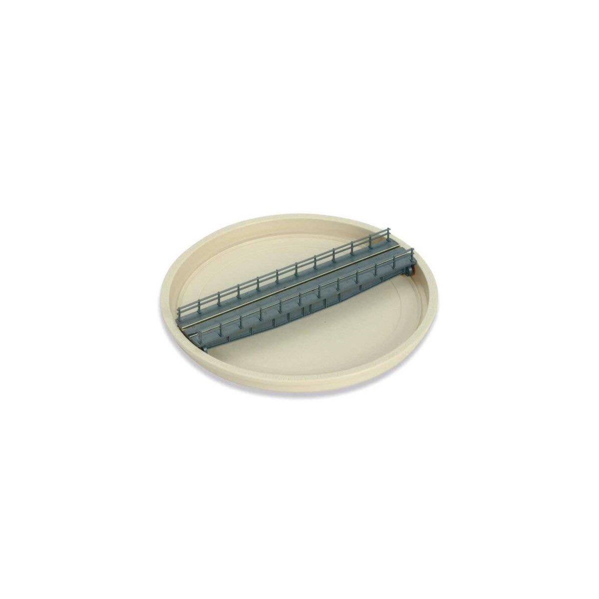 Well-Type Turntable Kit -- Bridge Measures: 5-15/16′ 151mm Long, N, Peco NB55