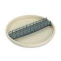 Well-Type Turntable Kit -- Bridge Measures: 5-15/16′ 151mm Long, N, Peco NB55