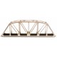 18′ Through-Truss Bridge - Kit -- Code 83 Track (silver), HO, Atlas Model Railroad Co. 594