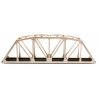 18′ Through-Truss Bridge - Kit -- Code 83 Track (silver), HO, Atlas Model Railroad Co. 594