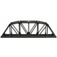 18′ Through Truss Bridge Kit w/Code 100 Track -- Black, HO, Atlas Model Railroad Co. 888