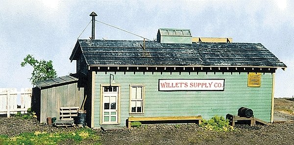 Goin` Home Series -- Willet`s Supply Company - 6-3/16 x 3-5/16`, HO, B.T.S. 27435