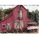 The Barn at Jackson Corners -- Kit - Includes Horse & Wagon, HO, Bar Mills LLC 502