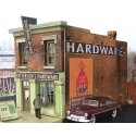 Patterson`s Hardware -- Kit - 5-1/2 x 3` 14 x 7.6cm, HO, Downtown Deco 1049