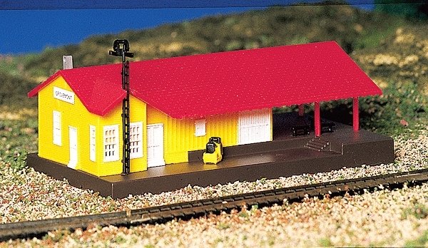Freight Station - Assembled, N, Bachmann Industries 45907