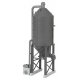Silo (Surge Bin) -- Kit - 3-5/16 x 2-1/4 x 3-13/16′ 8.4 x 5.8 x 11.8cm, HO, Faller Gmbh 180329