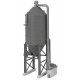 Silo (Surge Bin) -- Kit - 3-5/16 x 2-1/4 x 3-13/16′ 8.4 x 5.8 x 11.8cm, HO, Faller Gmbh 180329
