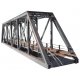 Modernized Through-Truss Bridge w/Walkways -- Kit - Modern Portals, Single Track 11-15/32′ 29.1cm , N, Central Valley 1820
