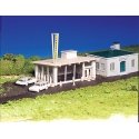 Drive-In Hamburger Stand - Plasticville U.S.A. -- Kit, HO, Bachmann Industries 45434