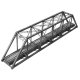 150` Single-Track Pratt Truss Bridge -- Kit - 20-5/8` 52.5cm, HO, Central Valley 1902