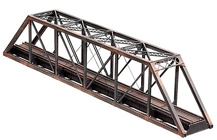 Through-Truss - Single Track - Kit -- Lattice-Style Portals - 11-15/32` 29.1cm (Scale 153` 46.6m), N, Central Valley 1810