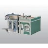 Doctor`s Office & Shoe Repair - Scenic Details(R) -- Metal Kit - 3 x 2-1/8` 7.6 x 5.4cm, HO, Woodland Scenics 224