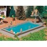 Swimming Pool -- Kit - 6-11/16 x 3-1/8 x 1-3/4′ 17 x 8 x 4.5cm, HO, Vollmer Gmbh 43809