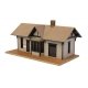Golden Valley Depot -- Kit - 4 x 2-1/8 x 2′ 10.1 x 5.3 x 5cm, N, Walthers Cornerstone 3894