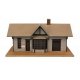 Golden Valley Depot -- Kit - 4 x 2-1/8 x 2′ 10.1 x 5.3 x 5cm, N, Walthers Cornerstone 3894