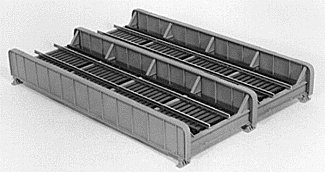 50′ Thru Girder Bridge -- Double Track, HO, Micro Engineering 75521