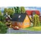Settlement Tract House -- Kit - 4-15/16 x 3-7/8 x 3-5/8′ 12.5 x 9.8 x 9.2cm, HO, Faller Gmbh 131300