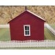 One-Room Schoolhouse - Kit -- Includes Fence & Outhouse - 2-3/4 x 4-1/2′ 7 x 11.4cm, HO, Tichy Train Group 7021