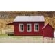 One-Room Schoolhouse - Kit -- Includes Fence & Outhouse - 2-3/4 x 4-1/2′ 7 x 11.4cm, HO, Tichy Train Group 7021