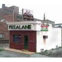 Pizzaland -- Kit - 2-1/4 x 4′ 5.7 x 10.2cm, HO, Blair Line 196