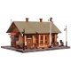 Woodland Station - Landmark Structures(R) -- Kit - 4-1/32 x 2-15/16′ 10.2 x 7.46cm, N, Woodland Scenics 5207