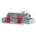 Diesel Locomotive Refueling Station -- Kit - 3-1/8 x 1-13/16 x 1-1/16′ 8 x 4.6 x 2.7cm, HO, Busch Gmbh & Co Kg 1158
