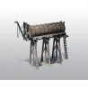 Scenic Details(R) -- Branch Line Water Tower - Kit (Unpainted Metal), HO, Woodland Scenics 241