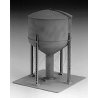 100,000-/125,000-Gallon Steel Water Tank -- Kit - 5 x 5 x 8-1/2′ 12.7 x 12.7 x 21.6cm, HO, Tichy Train Group 7012