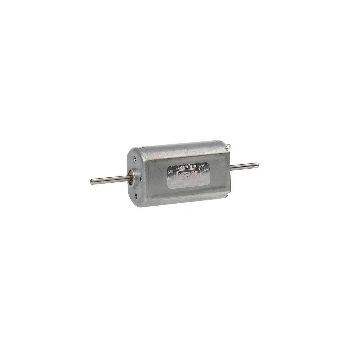 Flat Can Motor -- 12V DC, 20 x 32mm, Double-Shaft 2mm Dia. x 17mm, 9,500rpm, ALL, Northwest Short Line 2032D9