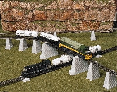 Over-N-Under 47-Piece Pier Set, HO, Atlas Model Railroad Co. 80