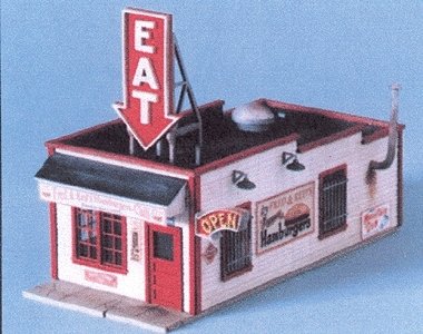 Fred & Red`s Hamburgers -- Kit - 1-1/8 x 2-1/2` 2.9 x 6.4cm, N, Blair Line 90