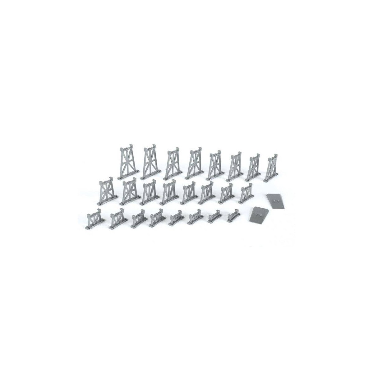 26-Piece Graduated Trestle Set, N, Bachmann Industries 42523