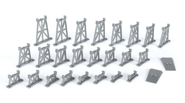 26-Piece Graduated Trestle Set, N, Bachmann Industries 42523