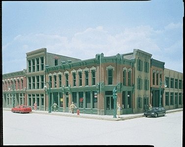 Seymour Block - Woodland Scenics DPM Landmark Structures(R) -- Kit - 7 x 3′ 18 x 10., HO, Design Preservation Models 12100