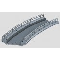 C-Track -- Curved Ramp - 14-3/16′ 36cm, HO, Marklin, Inc 74613