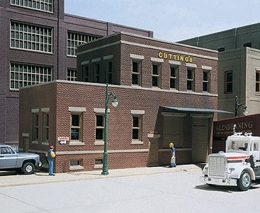 Cutting′s Scissor Co. - Woodland Scenics DPM Landmark Structures(R) -- Kit - 7-1/4 x , HO, Design Preservation Models 10300