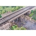 Cheat Run Trestle - Standard Gauge -- Approximate Scale Size: 13 x 27′ 4 x 8.2m, HO, B.T.S. 27142
