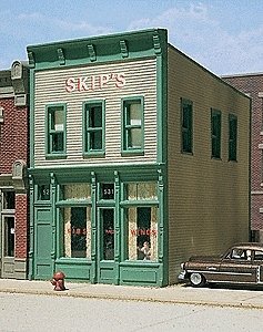 Skip′s Chicken & Ribs - Kit - Woodland Scenics DPM Landmark Structures(R) -- 100 Seri, HO, Design Preservation Models 10500