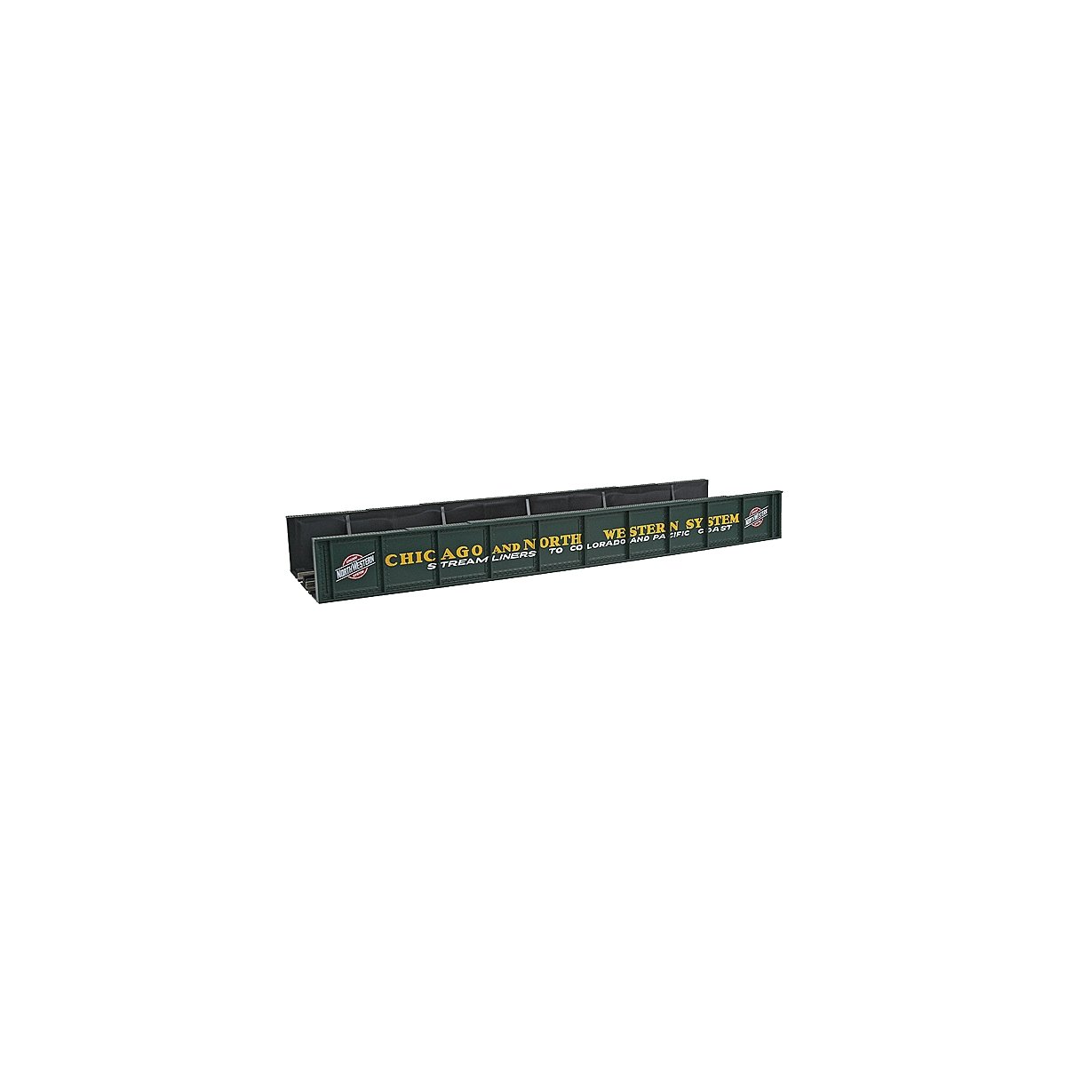 Decorated Plate Girder Bridge w/Code 100 Track -- Chicago & North Western, HO, Atlas Model Railroad Co. 70000000