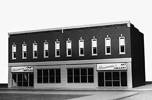 Talltown Buildings -- Rogy`s - 9-1/2 x 4-1/8` 23.7 x 10.3cm, HO, Smalltown USA 6030