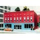 Talltown Buildings -- Rusty`s Graphic Arts 7-7/8 x 4-13/16` 20 x 12.2cm, HO, Smalltown USA 6028