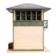 Trackside Signal Tower -- Kit - 1-7/8 x 2-27/32 x 3-5/16′ 4.7 x 7.2 x 8.4cm, HO, Walthers Cornerstone 3556