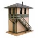 Trackside Signal Tower -- Kit - 1-7/8 x 2-27/32 x 3-5/16′ 4.7 x 7.2 x 8.4cm, HO, Walthers Cornerstone 3556
